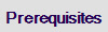 Prerequisites
