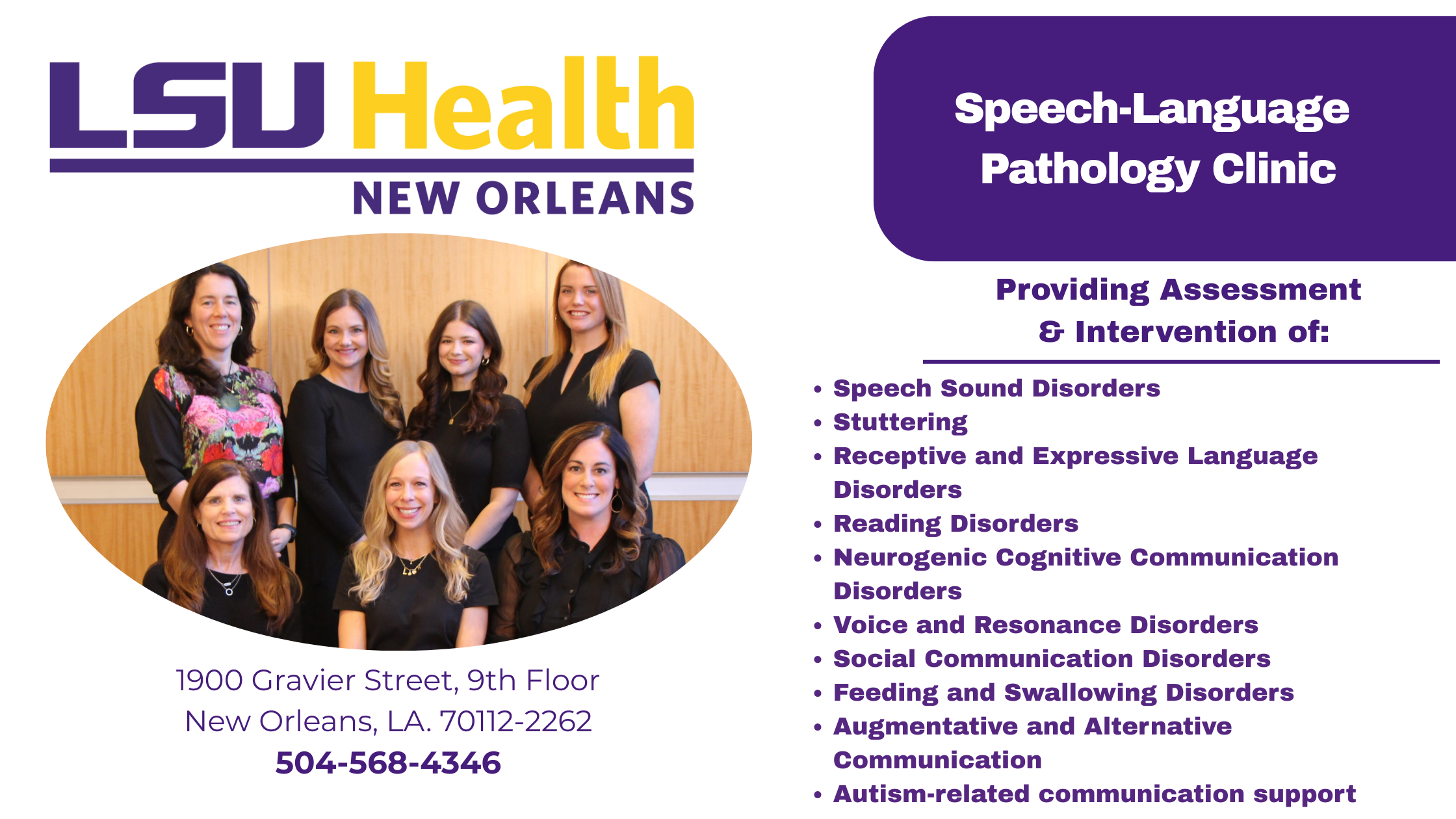 speech path faculty list